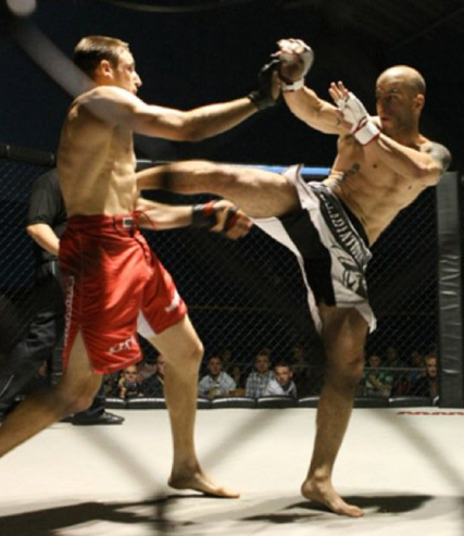 Alex Ward in his kick boxing days Alex Ward in his kick boxing days